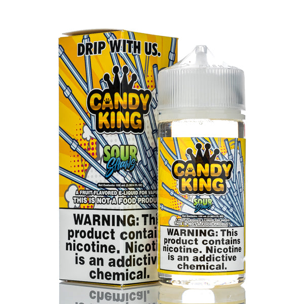 Candy King Sour Straws 100ml 6mg Best Sales Price - eJuice