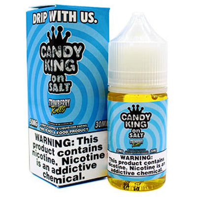 Candy King on Salt Strawberry Rolls 30ml 50mg Best Sales Price - Salt Nic Vape Juice