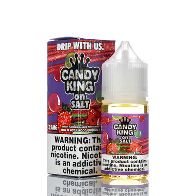 Candy King on Salt Strawberry Watermelon Bubblegum 30ml 35mg Best Sales Price - Salt Nic Vape Juice