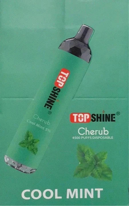 Cool Mint Top Shine Cherub Disposable Vape 4500 Puffs Best Sales Price - Disposables