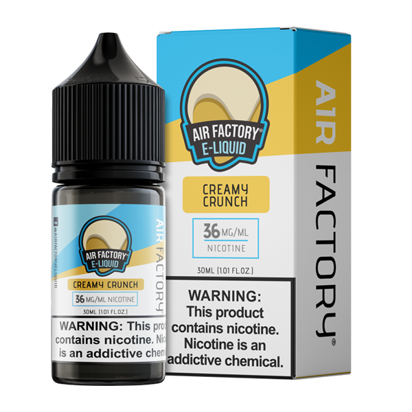 Creamy Crunch Air Factory Salt Nic Vape Juice Best Sales Price - Salt Nic Vape Juice