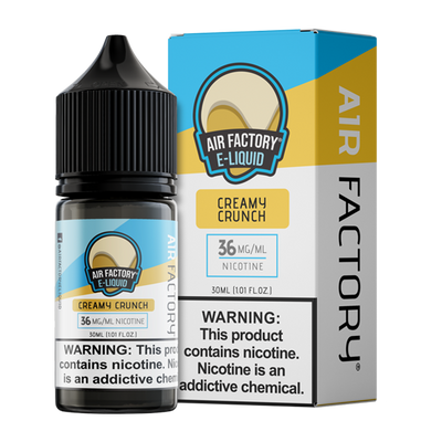 Creamy Crunch Air Factory Salt Nic Vape Juice Best Sales Price - Salt Nic Vape Juice