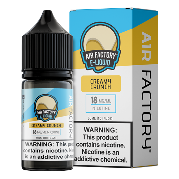 Creamy Crunch Air Factory Salt Nic Vape Juice Best Sales Price - Salt Nic Vape Juice