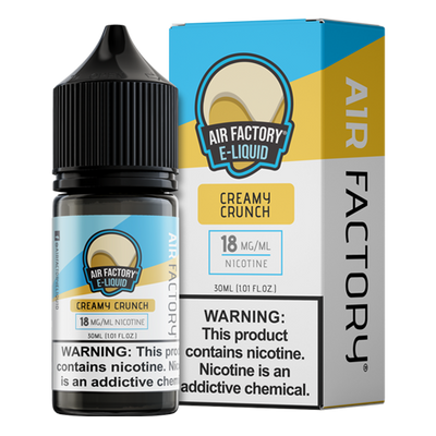 Creamy Crunch Air Factory Salt Nic Vape Juice Best Sales Price - Salt Nic Vape Juice