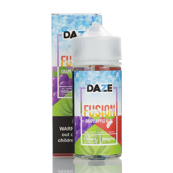 7 Daze Fusion ICED - No Nicotine Vape Juice - 100ml Best Sales Price - eJuice