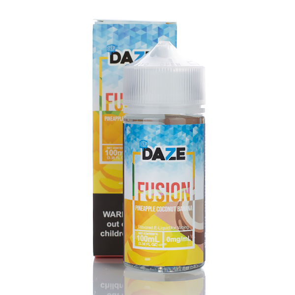 7 Daze Fusion ICED - No Nicotine Vape Juice - 100ml Best Sales Price - eJuice