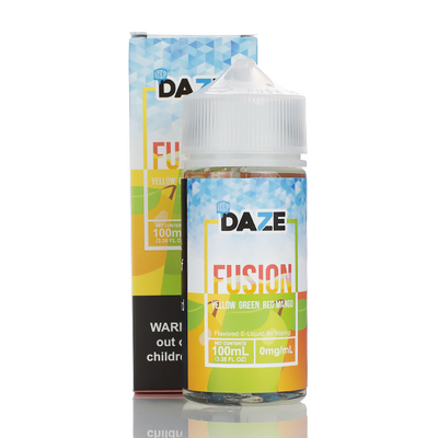 7 Daze Fusion ICED - No Nicotine Vape Juice - 100ml Best Sales Price - eJuice