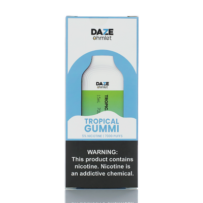 7 Daze Ohmlet 7000 Puffs Rechargeable Disposable Vape - 15ML Best Sales Price - Disposables