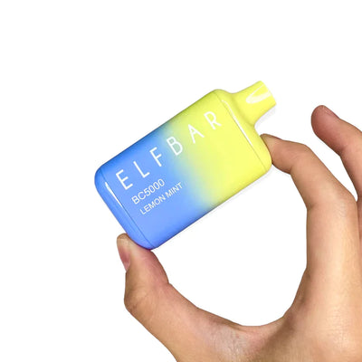 ELF BAR BC5000 5000 Puffs Disposable Vape - 13ML Lemon Mint Best Sales Price - Disposables