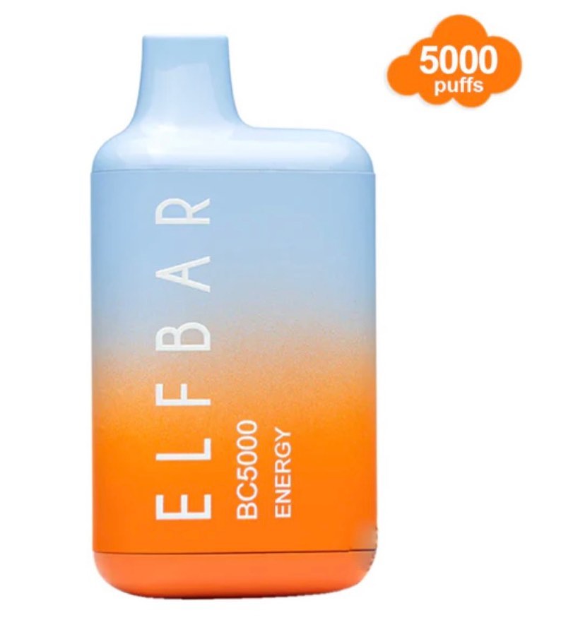 ELF BAR BC5000 5000 Puffs Disposable Vape 13ML Energy Best Sales Price - Disposables