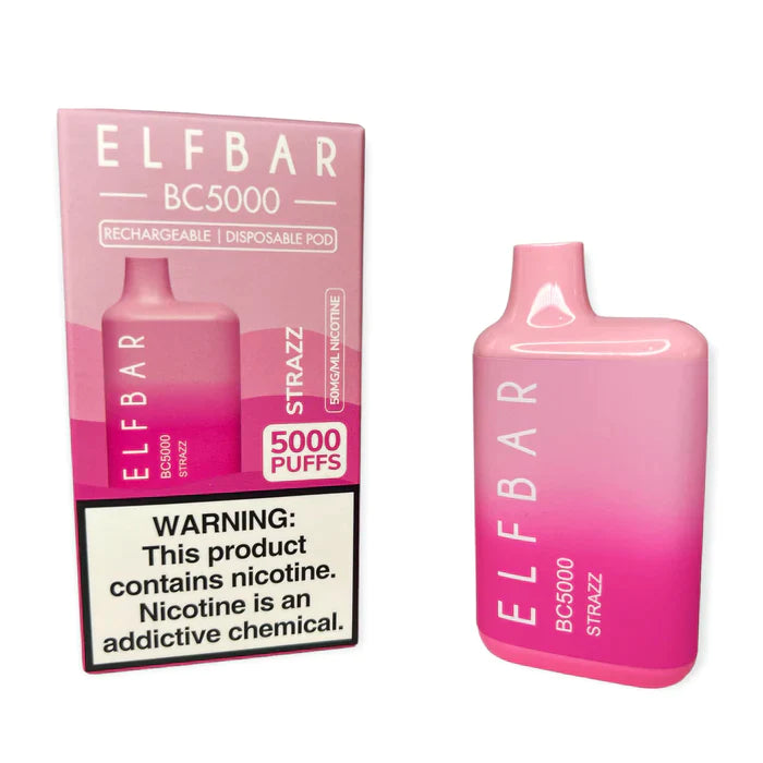 ELF BAR BC5000 5000 Puffs Disposable Vape 13ML Strazz Best Sales Price - Disposables