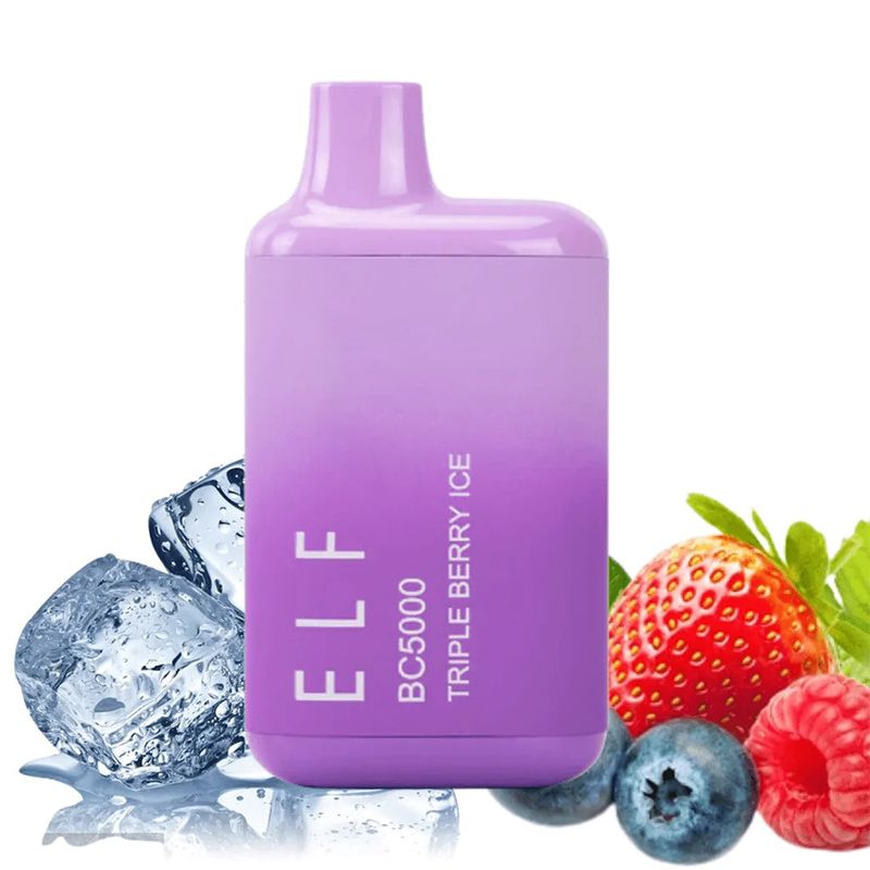 ELF BAR BC5000 5000 Puffs Disposable Vape 13ML Triple Berry Ice Best Sales Price - Disposables