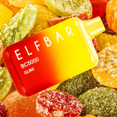 ELF BAR BC5000 5000 Puffs Disposable Vape - 13ML GUMI Best Sales Price - Disposables