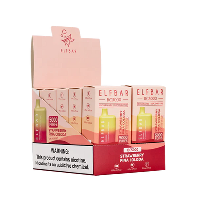 ELF BAR BC5000 Strawberry Piña Colada Limited Edition Disposable Best Sales Price - Disposables