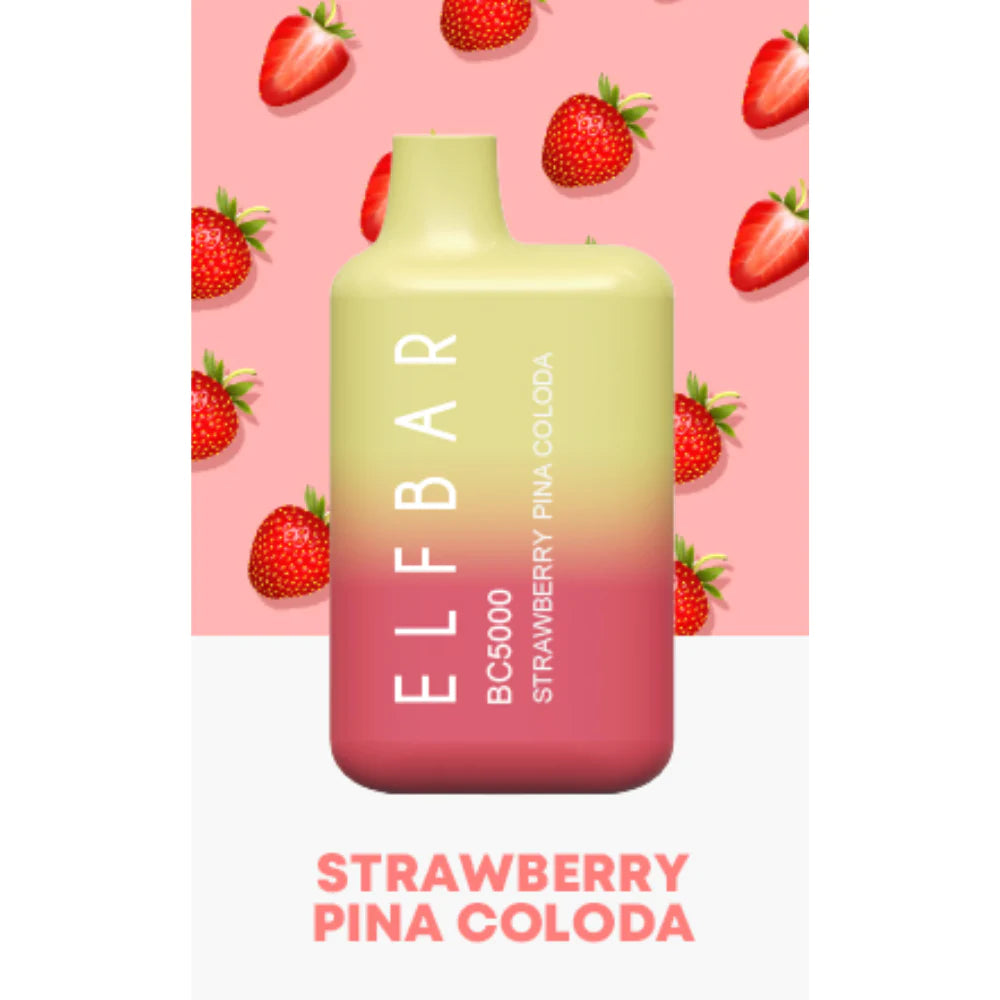 ELF BAR BC5000 Strawberry Piña Colada Limited Edition Disposable Best Sales Price - Disposables