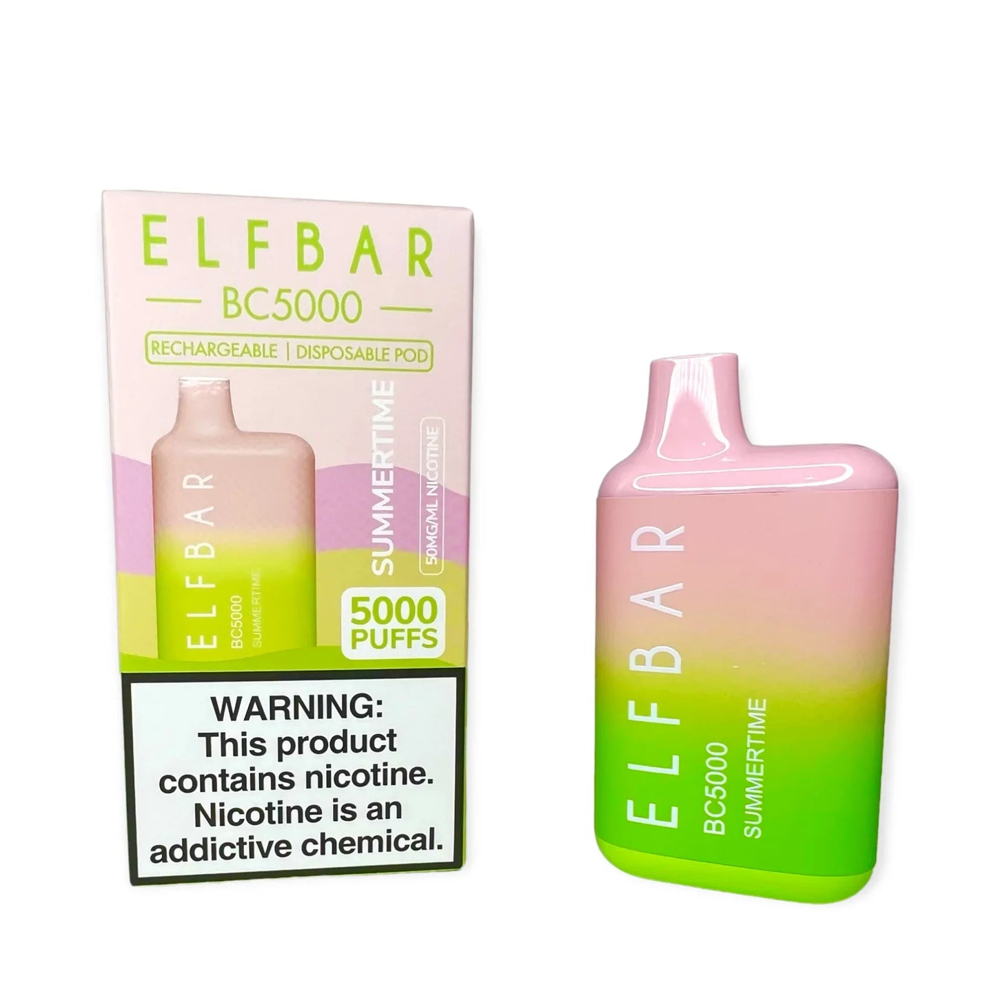 ELF BAR Summertime Flavor BC5000 5000 Puffs Disposable Vape 13ML Best Sales Price - Disposables