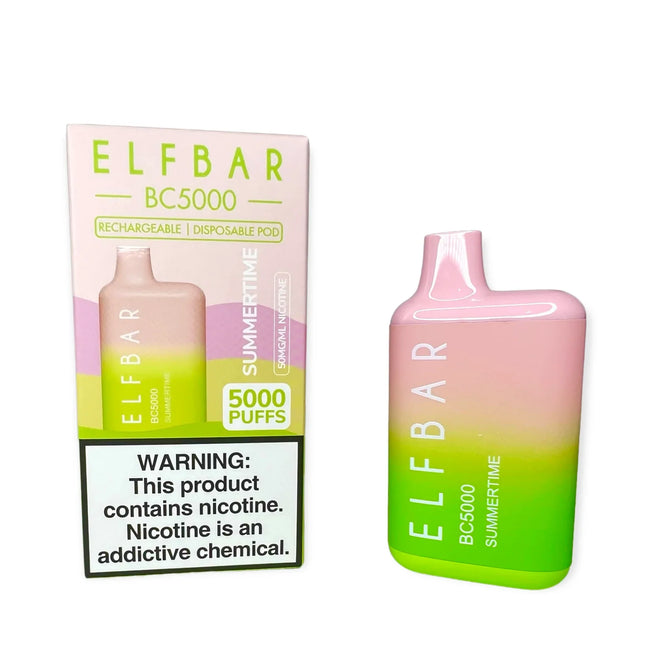 ELF BAR Summertime Flavor BC5000 5000 Puffs Disposable Vape 13ML Best Sales Price - Disposables