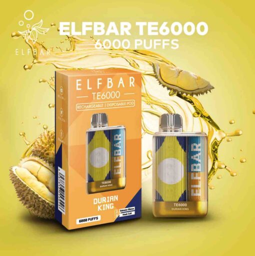 Durian King EB TE6000 6000 Puffs Best Sales Price - Disposables