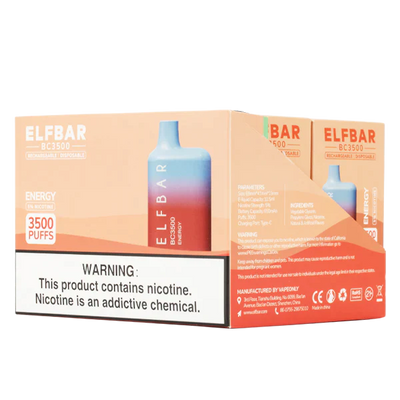 Elf Bar BC3500 Disposable Kit 3500 Puffs 650mAh 650mAh Energy Best Sales Price - Disposables