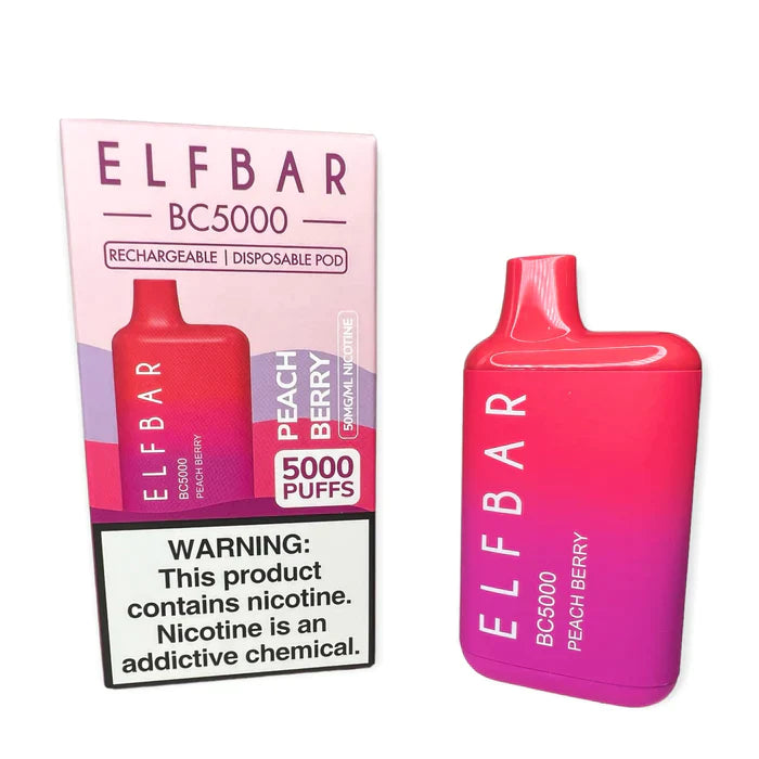 Elf Bar BC5000 Peach Berry Disposable Best Sales Price - Disposables