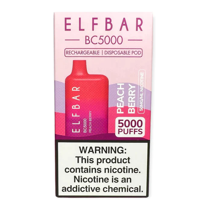 Elf Bar BC5000 Peach Berry Disposable Best Sales Price - Disposables