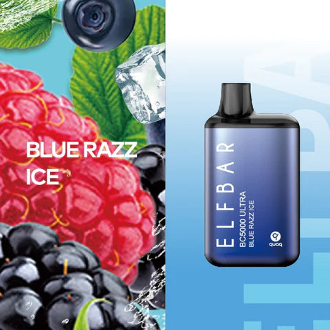 Elf Bar Ultra 50MG Blue Razz Ice Best Sales Price - Disposables
