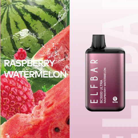 Elf Bar Ultra 50MG Raspberry Watermelon Best Sales Price - Disposables