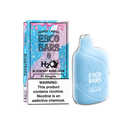 Esco Bars Aquios H2O 6000 Disposable Blueberry Bubblegum Best Sales Price - Disposables