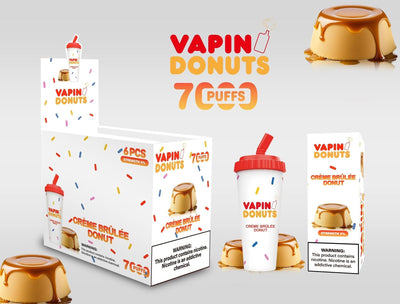 Vapin’ D Vapin Donuts - Cup - 7000 Puffs - Single Unit Best Sales Price - Disposables