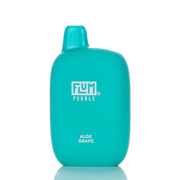 Flum Pebble 6000 Puffs Rechargeable Disposable Vape - 14ML Aloe Grape Best Sales Price - Disposables