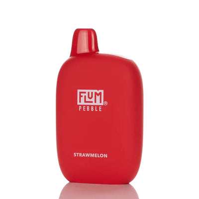 Strawmelon Flum Pebble 6000 Puffs Rechargeable Disposable Vape 14ML Best Sales Price - Disposables