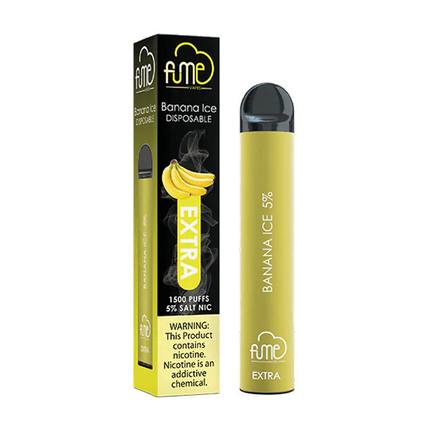 Fume Extra Banana Ice 1500 Puffs Best Sales Price - Disposables