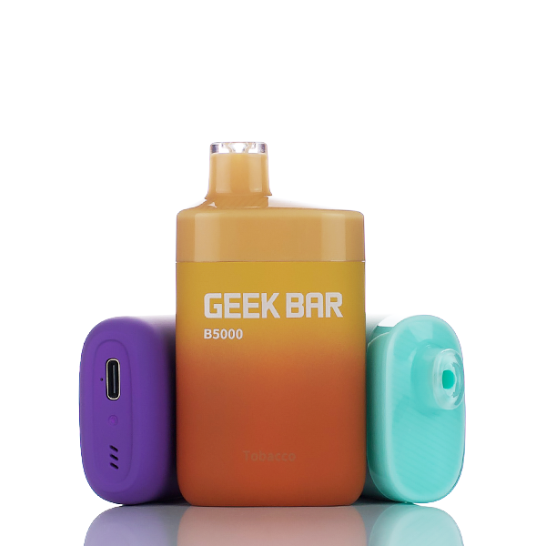 Geek Bar B5000 5000 Puffs Disposable Vape 14ML (White Gummy Ice) Best Sales Price - Vape Pens