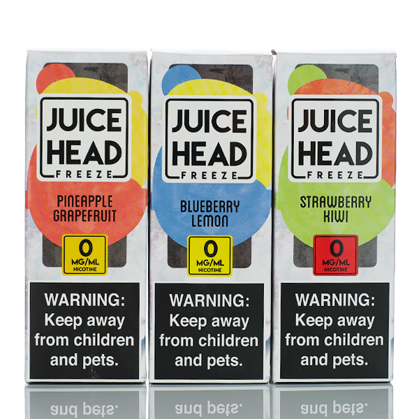 Juice Head Freeze E-Liquid No Nicotine Vape Juice 100ml (Pineapple Grapefruit Freeze) Best Sales Price - eJuice