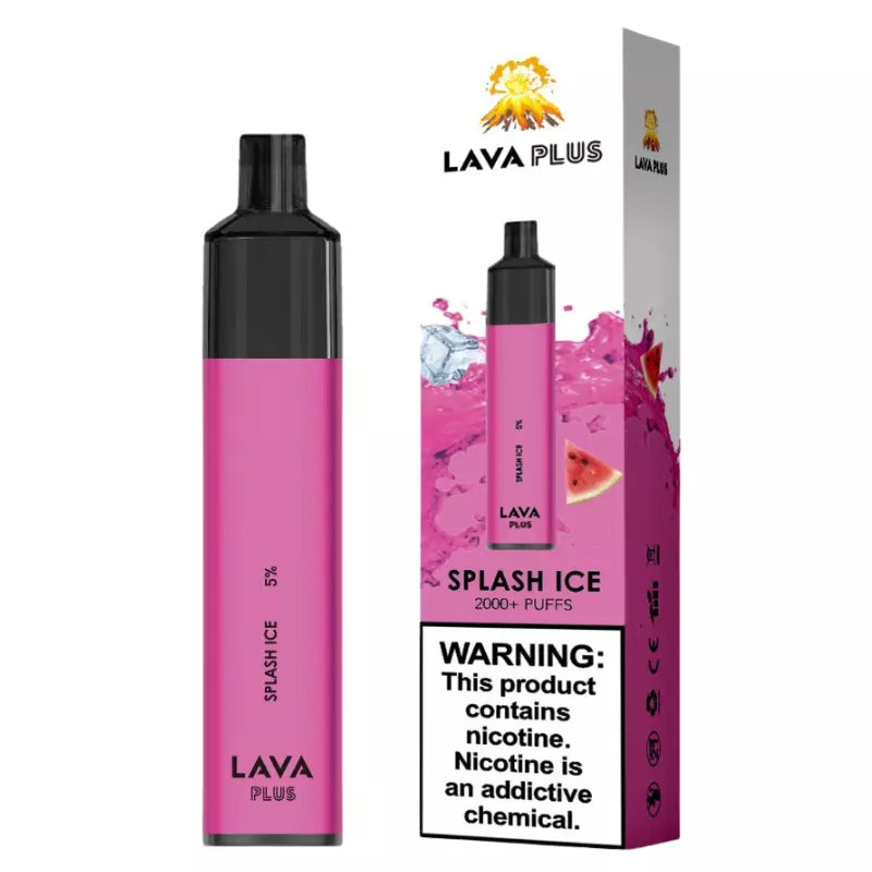 Lava Plus 2000 Puffs Disposable - Splash Ice Best Sales Price - Disposables