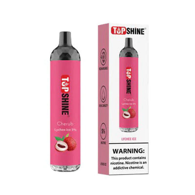 Lychee Ice Top Shine Cherub Disposable Vape 4500 Puffs Best Sales Price - Disposables