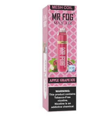 Mr Fog Max Air Apple Grape Ice Disposable Kit 3000 puffs 8ml Best Sales Price - Disposables