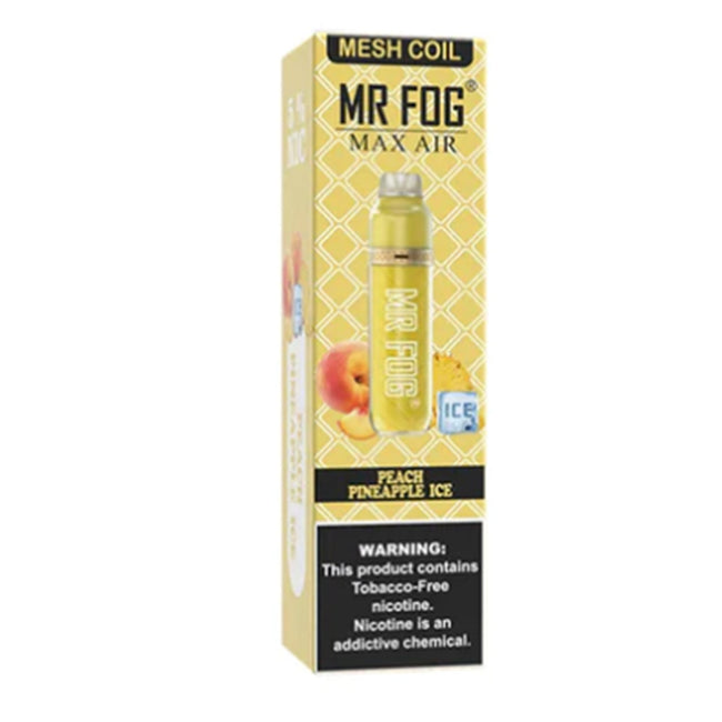 Mr Fog Max Air Peach Pineapple Ice Disposable Kit 3000 puffs 8ml Best Sales Price - Disposables