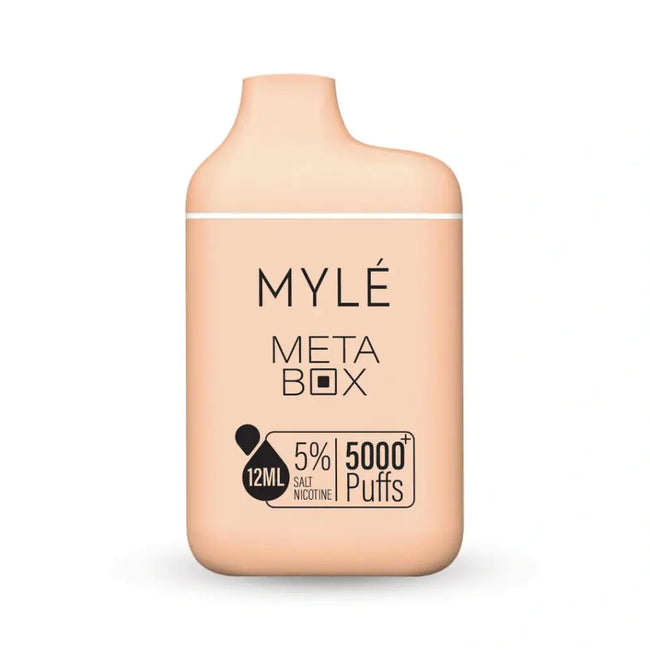 Myle Meta Box Disposable 5000 Puffs - Georgia Peach Best Sales Price - Disposables