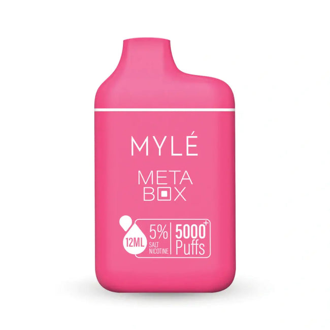 Myle Meta Box Disposable 5000 Puffs - Pineapple Coconut Strawberry Best Sales Price - Disposables