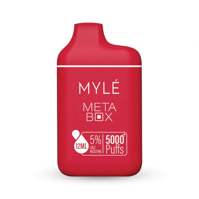 Myle Meta Box Disposable 5000 Puffs - Red Apple Best Sales Price - Disposables
