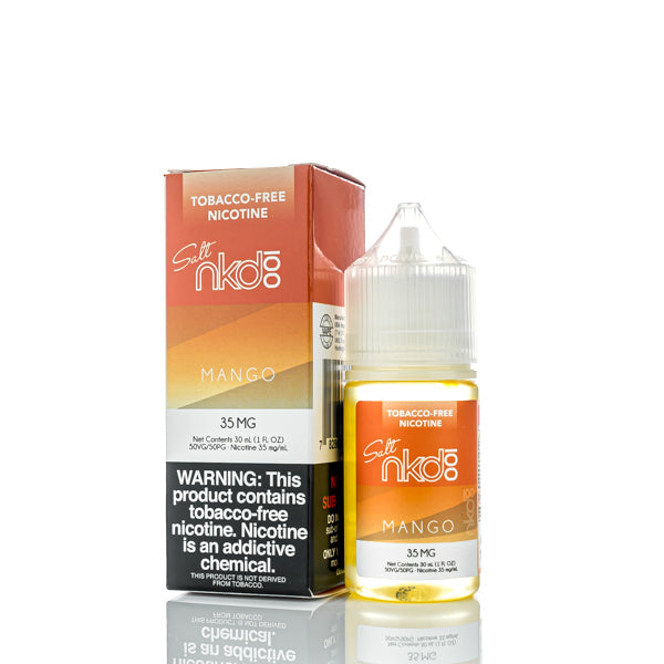 Nkd 100 TFN Salt E-Liquid - Mango Naked Vape Juice - 60ml Best Sales Price - Salt Nic Vape Juice