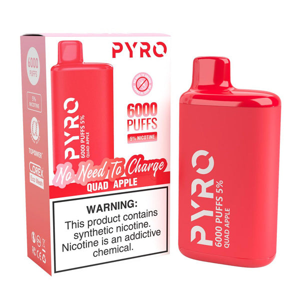 Pyro Disposable | 6000 Puffs | 13ml | 5% Best Sales Price - Disposables