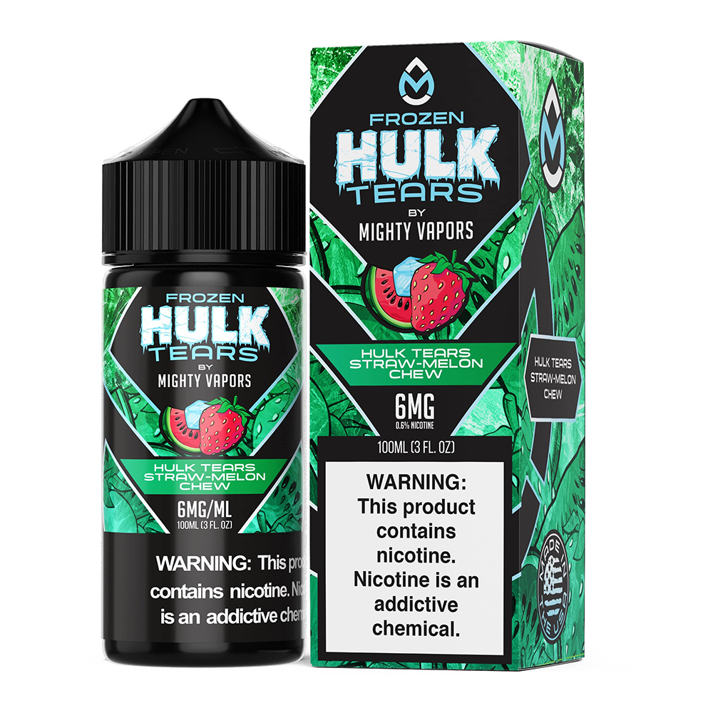 Frozen Hulk Tears by Mighty Vapors Hulk Tears E-Juice 100mL (Freebase) Best Sales Price - eJuice