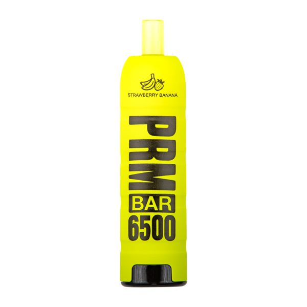 Strawberry Banana PRM Bar 6500 Puffs Best Sales Price - Disposables