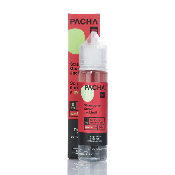 Pachamama Syn No Nicotine Vape Juice 60ml (Strawberry Guava Jackfruit) Best Sales Price - eJuice