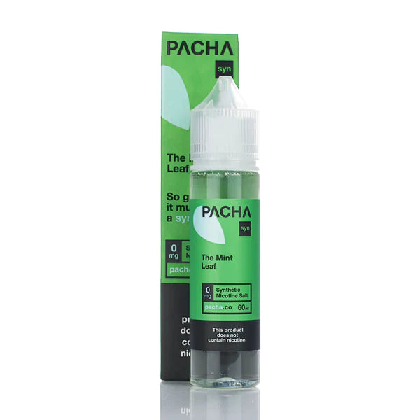 Pachamama Syn No Nicotine Vape Juice 60ml (The Mint Leaf) Best Sales Price - eJuice