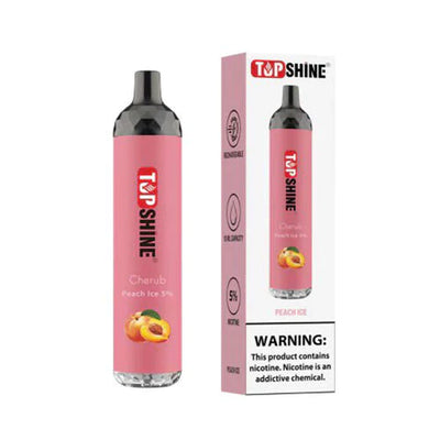 Peach Ice Top Shine Cherub Disposable Vape 4500 Puffs Best Sales Price - Disposables