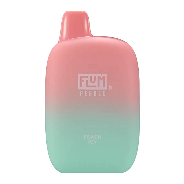 Peach Icy Flum Pebble 6000 Puffs Rechargeable Disposable Vape 14ML Best Sales Price - Disposables