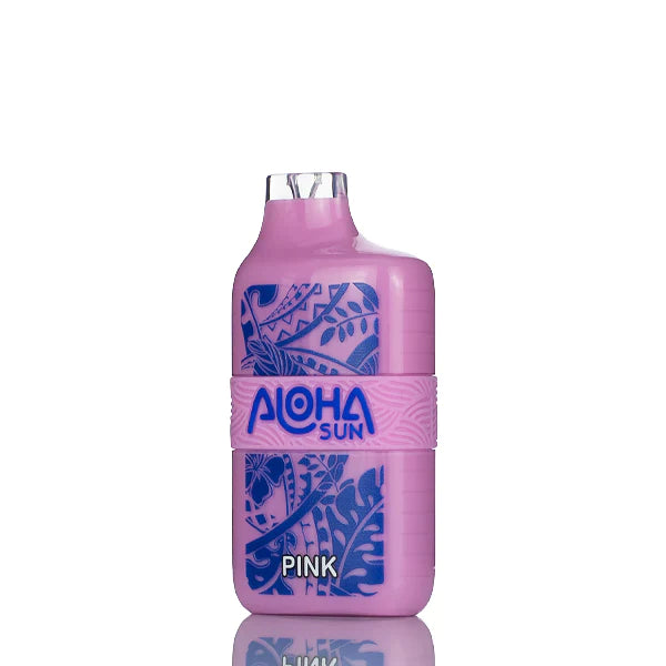 Pink Aloha Sun 7000 Puffs Rechargeable Disposable Vape Best Sales Price - Disposables